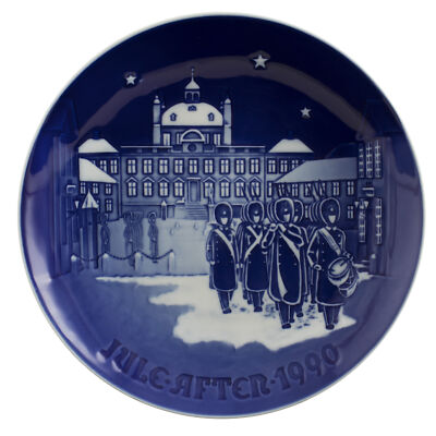 ROYAL COPENHAGEN BING&GRONDAHL PIATTO DI NATALE 1990 ORIGINALE PORCELLANA PRIMA