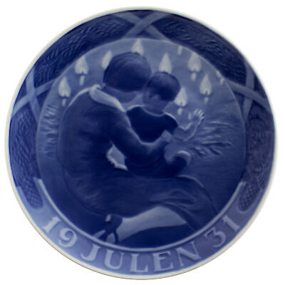 ROYAL COPENHAGEN PIATTO DI NATALE 1931 ORIGINALE PORCELLANA PRIMA SCELTA