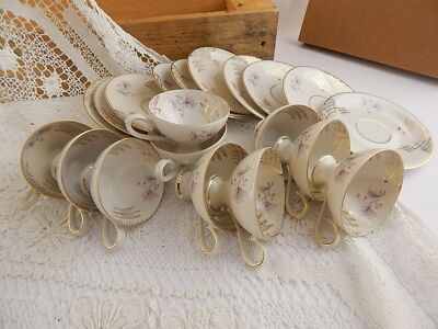 ANTICA RARA TAZZA PIATTO CAFFE' PORCELLANA VOHENSTRAUSS BAVARIA JOHANN SELTMANN