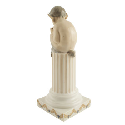 STATUINA PORCELLANA ROYAL COPENHAGEN "Fauno con Lucertola" 433 ORIGINALE PRIMA S