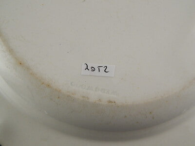 ANTICO PIATTO PORCELLANA WEDGWOOD PORCELAIN BLUE ESOTIC GARDEN FINE 800