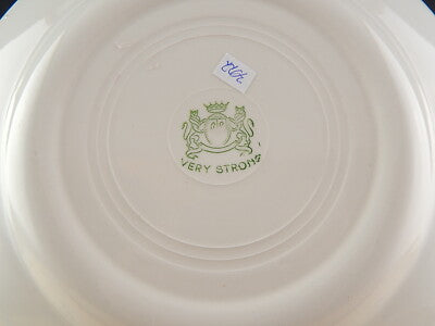 ARTE POVERA RARO ANTICO AUTENTICO PIATTO CERAMICA MONDOVI' DIPINTO A MANO