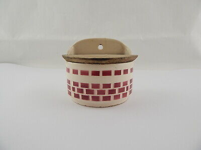 ANTICO PORTA ALLUMETTES FIAMMIFERI PARETE CERAMICA COUNTRY CHIC KITCHEN