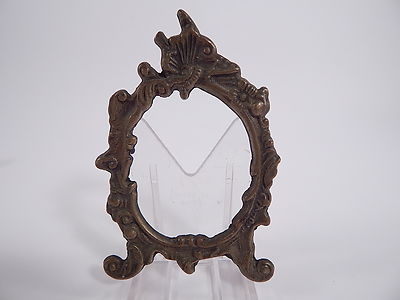 ANTICA PICCOLA CORNICE PORTARITRATTO BRONZO LIBERTY BRONZE JUGENDSTIL FRAME