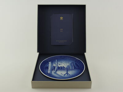 ROYAL COPENHAGEN PIATTO DI NATALE 2021 CON SCATOLA ORIGINALE PRIMA SCELTA