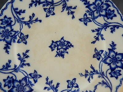 ANTICO RARO PIATTO PORCELLANA MINTON DEL1830 STAFFORDSHIRE DECORO ANEMONE #3707