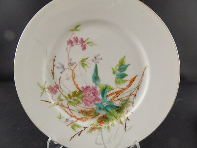 ANTICO 1876 PIATTO PIANO PORCELLANA LIMOGES CHARLES FIELD HAVILAND CM 23,5