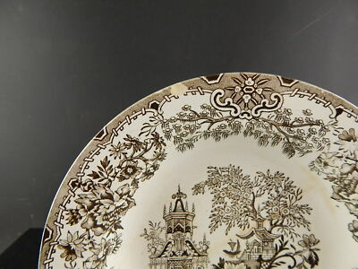 ANTICO PIATTO FONDO COLLEZIONE COLANDINE CERAMICA RICHARD MILANO DIFETTO #