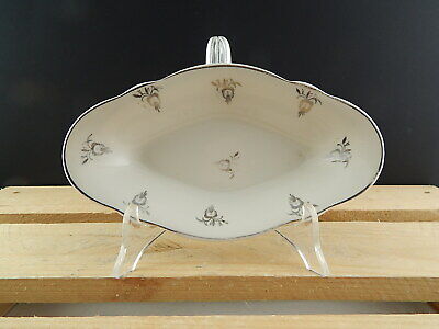 ANTICO ART DECO VASSOIO PORCELLANA DECORO ARGENTO VERBANO LAVENO 1935 ANDLOVITZ