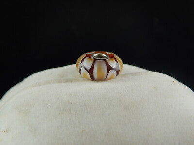 VINTAGE CIONDOLO CHARM TROLLBEADS VETRO DANISH COPENHAGEN DESIGN PRE 2000 #9