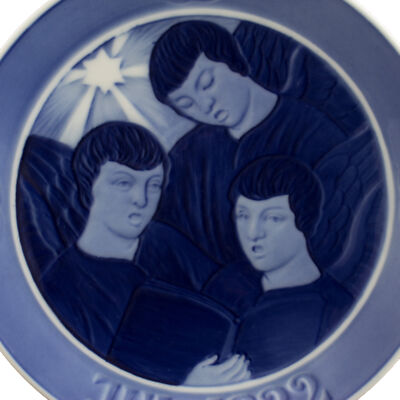 ROYAL COPENHAGEN PIATTO DI NATALE 1922 ORIGINALE PORCELLANA SECONDA SCELTA