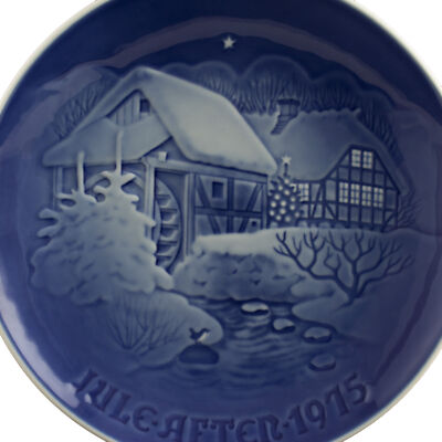 ROYAL COPENHAGEN BING&GRONDAHL PIATTO DI NATALE 1975 ORIGINALE PORCELLANA PRIMA