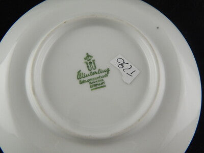 VINTAGE TAZZA CAFFE' PORCELLANA WINTERLING BAVARIA 1979 DIPINTA E FIRMATA #5290