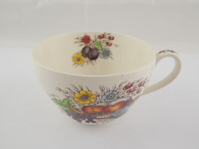 ANTICA RARA SCODELLA TAZZA CERAMICA ENGLAND COPELAND SPODE 1920 NATURA MORTA