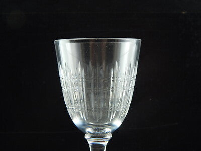 ANTICO CRISTALLERIA BACCARAT CALICE CRISTALLO PORTO ROSOLIO CAVOUR 1916