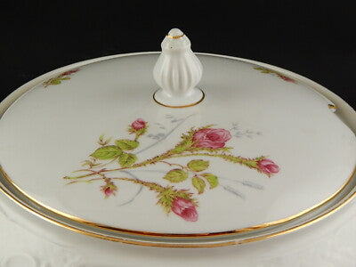 ROCAILLE RETRO' WINTERLING BAVARIA ZUPPIERA CENTROTAVOLA PORCELLANA ROSA CANINA