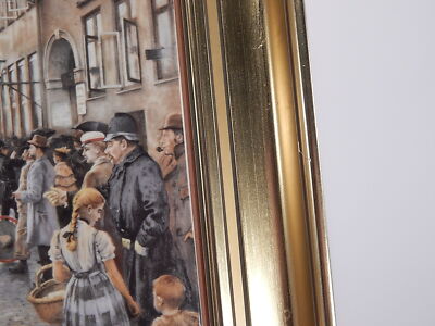 ROYAL COPENHAGEN BING&GRONDAHL QUADRO IN PORCELLANA PAUL FISCHER