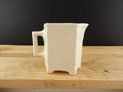 ANTICA LIBERTY LATTIERA BRICCO CERAMICA DECORATA CON ROSE LUISE