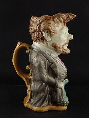 ANTICA BROCCA CARAFFA BARBOTINE CERAMICA D’ONNAING REFORME URGENTE COLLEZIONE