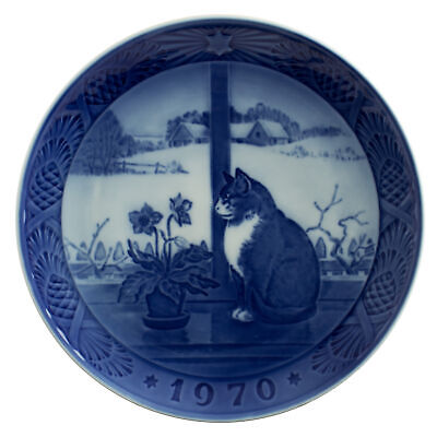 ROYAL COPENHAGEN PIATTO DI NATALE 1970 ORIGINALE PORCELLANA SECONDA SCELTA