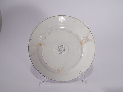 ANTICO PIATTO PORCELLANA RICHARD GINORI MONDOVI'1897 ANTIQUE FAIENCE ITALY PLATE