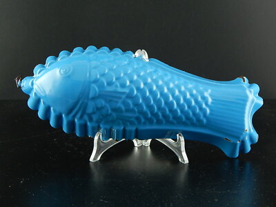 ANTICA FORMELLA PESCE METALLO SMALTATO DECORATIVO SHABBY CHIC KITCHEN COLLECTION