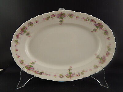 ANTICO VASSOIO PIATTO PORTATA PORCELLANA GINORI DOCCIA FORMA NAPOLI LIBERTY