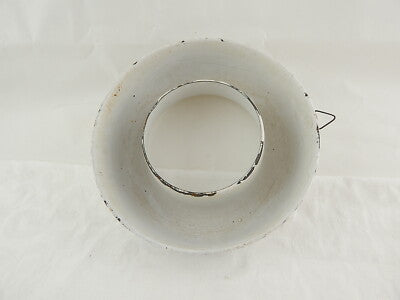 ANTICA E RARA FORMELLA TORTIERA METALLO SMALTATO SHABBY CHIC KITCHEN COLLECTION