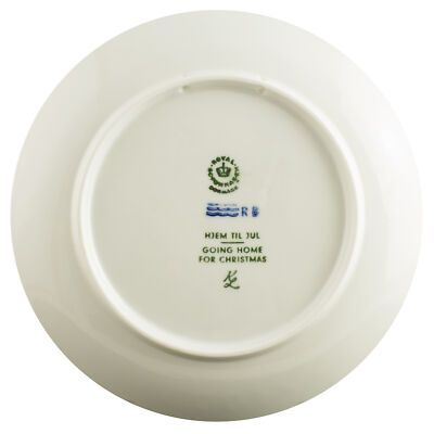 ROYAL COPENHAGEN PIATTO DI NATALE 1973 PORCELLANA COPENAGHEN ORIGINALE PRIMA SCE