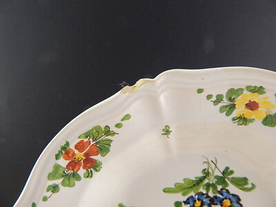 ANTICO 1946 PIATTO FONDO CERAMICA IMOLA TECNICA E DECORO SETTECENTO ITALIANO #6