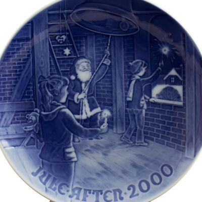 ROYAL COPENHAGEN BING&GRONDAHL PIATTO DI NATALE 2000 ORIGINALE PORCELLANA PRIMA