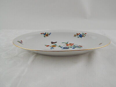 ANTICA PICCOLA RAVIERA PIATTO VASSOIO PORCELLANA ART NOUVEAU SUISSE LANGENTHAL