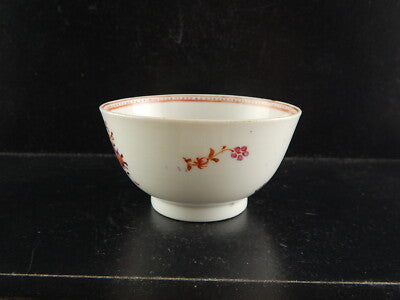 ANTICA FINE PORCELLANA TAZZA TE' COMPAGNIA DELLE INDIE DIPINTA MANO XVIII SEC