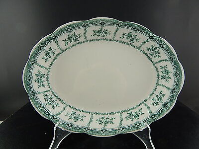 WEDGWOOD&CO MURIEL VERDE VASSOIO PIATTO PORTATA SEMI-PORCELLANA PRIMO '900
