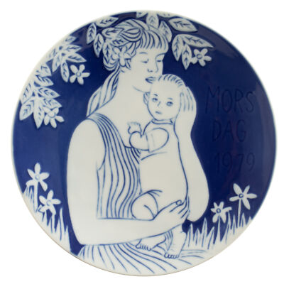 ROYAL COPENHAGEN PIATTO FESTA DELLA MAMMA 1979 ORIGINALE PORCELLANA PRIMA SCELTA