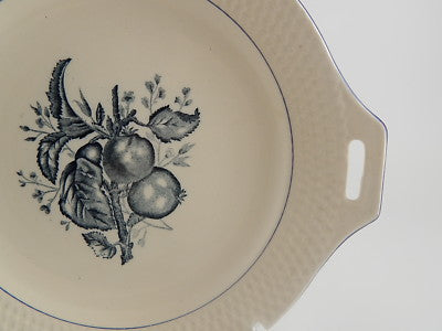 ANTICO PIATTO PORTATA TORTA PORCELLANA CERAMICA LAVENO PRIMO 1900 VERBANUM STONE