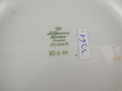 ANTICA ZUPPIERA PORCELLANA BIANCA FIORI BAVARIA SELTMANN WEIDEN ELISABETH