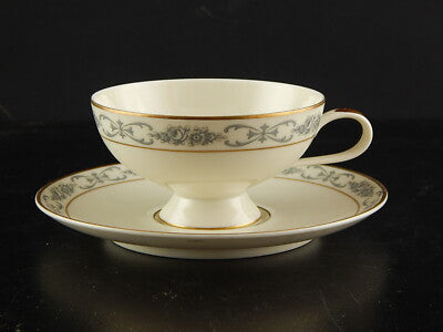 VINTAGE TAZZA DA TÈ ROSENTHAL THOMAS PREZIOSA PORCELLANA AVORIO MODELLO IMPERO