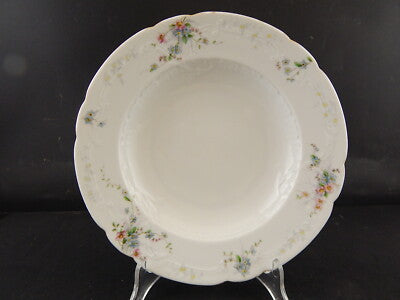 ANTICO LIBERTY PORCELLANA PIRKENHAMMER BOHEMIA PIATTI FONDO DECORO A MANO