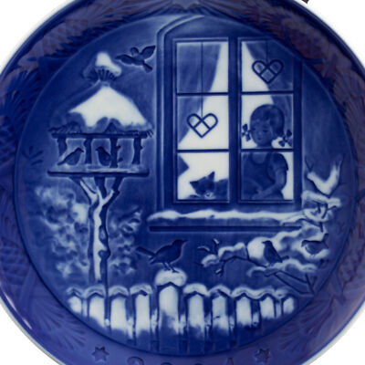 ROYAL COPENHAGEN PIATTO DI NATALE 2001 ORIGINALE PORCELLANA PRIMA SCELTA