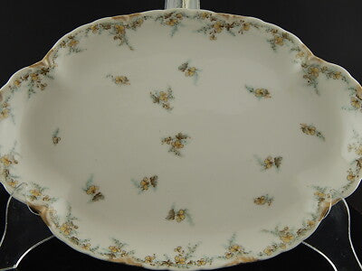 ANTICO PIATTO OVALE VASSOIO PORCELLANA FORMA AMERICA GINORI DOCCIA EPOCA LIBERTY