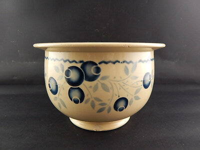 ANTICO MANIFATTURA ST AMAND VASO NOTTE CERAMICA FINE 800 CACHE POT ART NOUVEAU
