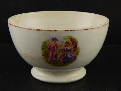 ARTE POVERA ANTICA SCODELLA TAZZA CERAMICA REVELLI LAVENO ANGELICA KAUFFMANN #