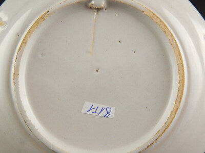 ANTICO PREZIOSO RARISSIMO PIATTO CERAMICA DELFT FINE XVII SECOLO MUSEALE #8151