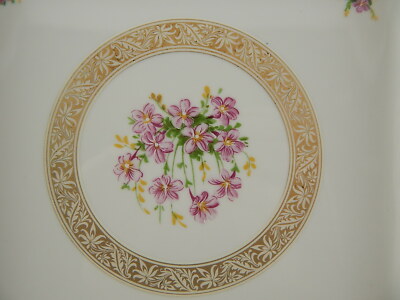 VASSOIO CENTROTAVOLA PORCELLANA SCHONWALD PREZIOSA INCISIONE IN ORO ZECCHINO