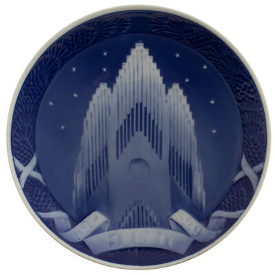 ROYAL COPENHAGEN PIATTO DI NATALE 1929 ORIGINALE PORCELLANA PRIMA SCELTA