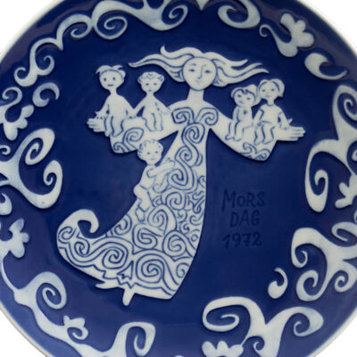 ROYAL COPENHAGEN PIATTO FESTA DELLA MAMMA 1972 ORIGINALE PORCELLANA PRIMA SCELTA