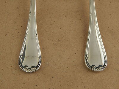 VINTAGE SET 12 CUCCHIAINI ARGENTATI SILVER PLATE NODO D'AMORE CM. 15