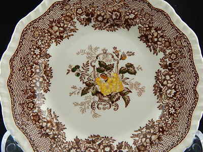 ANTICO PIATTO CM 15 PORCELLANA CERAMICA INGLESE MASON'S DECORO ASCOT