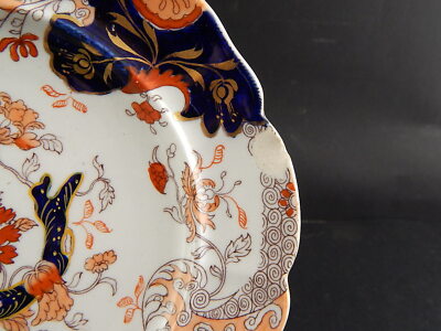 ANTICO COLLEZIONE PIATTO IMARI 1840 CERAMICA MASON'S PATENT IRONSTONE CHINA